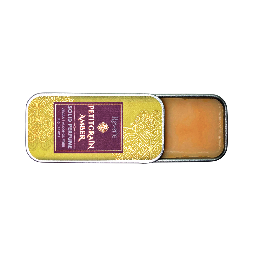 Solid Perfume Balm Petitgrain Amber