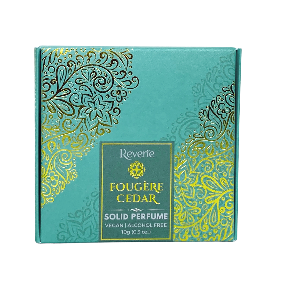 Solid Perfume Box Fougere Cedar